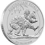 2016 Australia Kangaroo 1Kilo Silver Coin (Edge)